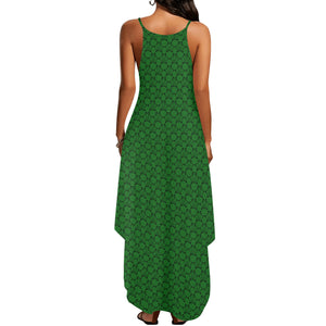 IAtomic Apparels Green Mean 3/4ths Sleeveless Summer Dress