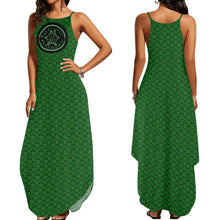 Load image into Gallery viewer, IAtomic Apparels Green Mean 3/4ths Sleeveless Summer Dress