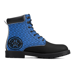 IAtomic Apparels Infamous Blue Hills and Mountains All Weather Boots