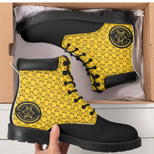 Load image into Gallery viewer, IAtomic Apparels Yellow Gold Standard Hills and Mountains All Weather Boots