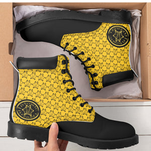 IAtomic Apparels Yellow Gold Standard Hills and Mountains All Weather Boots