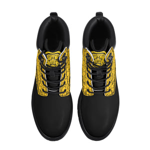 IAtomic Apparels Yellow Gold Standard Hills and Mountains All Weather Boots