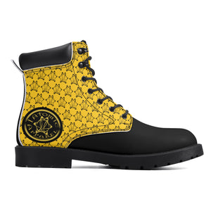 IAtomic Apparels Yellow Gold Standard Hills and Mountains All Weather Boots