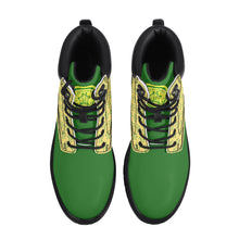 Load image into Gallery viewer, IAtomic Apparels Canary Green Hills and Mountains All Weather Boots