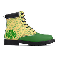 Load image into Gallery viewer, IAtomic Apparels Canary Green Hills and Mountains All Weather Boots