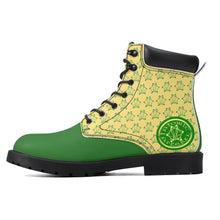 Load image into Gallery viewer, IAtomic Apparels Canary Green Hills and Mountains All Weather Boots