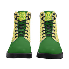 Load image into Gallery viewer, IAtomic Apparels Canary Green Hills and Mountains All Weather Boots