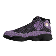 Load image into Gallery viewer, IAtomic Apparels Black Purp Just and True Jumpz Black Soles