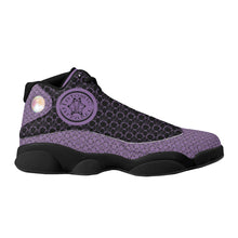 Load image into Gallery viewer, IAtomic Apparels Black Purp Just and True Jumpz Black Soles