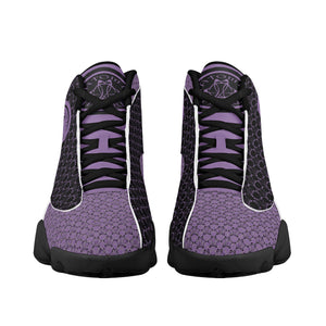 IAtomic Apparels Black Purp Just and True Jumpz Black Soles