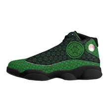 Load image into Gallery viewer, IAtomic Apparels Mean Green Just and True Jumpz Black Soles