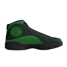 Load image into Gallery viewer, IAtomic Apparels Mean Green Just and True Jumpz Black Soles