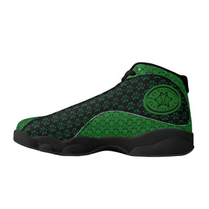 IAtomic Apparels Mean Green Just and True Jumpz Black Soles