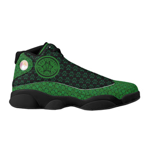 IAtomic Apparels Mean Green Just and True Jumpz Black Soles