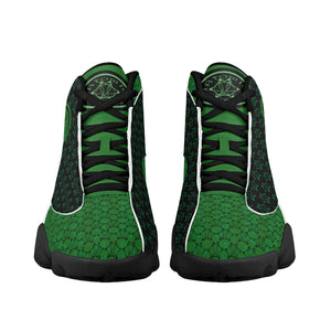 IAtomic Apparels Mean Green Just and True Jumpz Black Soles