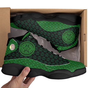 IAtomic Apparels Mean Green Just and True Jumpz Black Soles