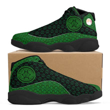 Load image into Gallery viewer, IAtomic Apparels Mean Green Just and True Jumpz Black Soles