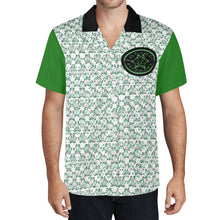 Load image into Gallery viewer, IAtomic Apparels White Mean Green All Occassion Short Sleeved Shirt