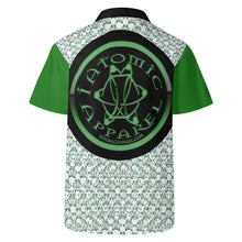 Load image into Gallery viewer, IAtomic Apparels White Mean Green All Occassion Short Sleeved Shirt