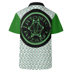 IAtomic Apparels White Mean Green All Occassion Short Sleeved Shirt