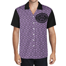 Load image into Gallery viewer, IAtomic Apparels Purp Black All Occasions Short Sleeved Shirt