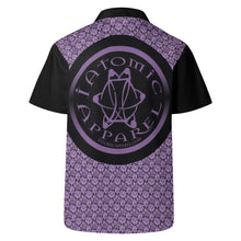 Load image into Gallery viewer, IAtomic Apparels Purp Black All Occasions Short Sleeved Shirt