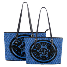 Load image into Gallery viewer, IAtomic Apparels Infamous Blue Non Animal Luxury Tote Bag