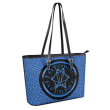 Load image into Gallery viewer, IAtomic Apparels Infamous Blue Non Animal Luxury Tote Bag