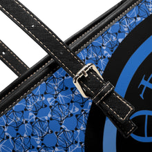 Load image into Gallery viewer, IAtomic Apparels Infamous Blue Non Animal Luxury Tote Bag