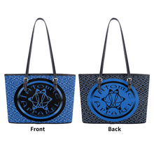 Load image into Gallery viewer, IAtomic Apparels Infamous Blue Non Animal Luxury Tote Bag