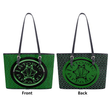 Load image into Gallery viewer, IAtomic Apparels Mean Green Double Sided Non Anima Luxury Tote Bags