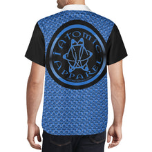 Load image into Gallery viewer, IAtomic Apparels Infamous Blue All Occasions Short Sleeved Shirt