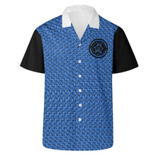 Load image into Gallery viewer, IAtomic Apparels Infamous Blue All Occasions Short Sleeved Shirt