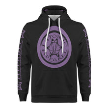 Load image into Gallery viewer, IAtomic Apparels Purp Black Warm Currents Unisex Hoodie