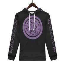 Load image into Gallery viewer, IAtomic Apparels Purp Black Warm Currents Unisex Hoodie