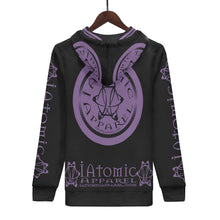 Load image into Gallery viewer, IAtomic Apparels Purp Black Warm Currents Unisex Hoodie