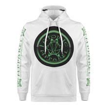 Load image into Gallery viewer, IAtomic Apparels White Mean Green Warm Currents Unisex Hoodie