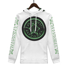 Load image into Gallery viewer, IAtomic Apparels White Mean Green Warm Currents Unisex Hoodie