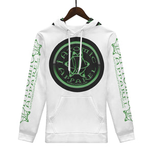 IAtomic Apparels White Mean Green Warm Currents Unisex Hoodie