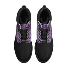 Load image into Gallery viewer, IAtomic Apparels Purp Black Hills and Mountains All Weather Boots