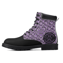 Load image into Gallery viewer, IAtomic Apparels Purp Black Hills and Mountains All Weather Boots