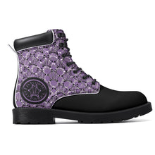 Load image into Gallery viewer, IAtomic Apparels Purp Black Hills and Mountains All Weather Boots