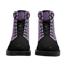 Load image into Gallery viewer, IAtomic Apparels Purp Black Hills and Mountains All Weather Boots