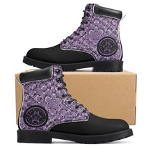 Load image into Gallery viewer, IAtomic Apparels Purp Black Hills and Mountains All Weather Boots