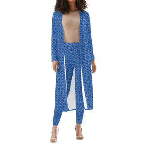 IAtomic Apparels Infamous Blue Warm Currents Ladies Two Piece