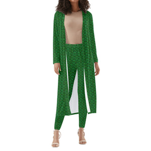 IAtomic Apparels Mean Green Warm Currents Ladies Two Piece