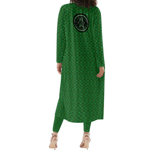 IAtomic Apparels Mean Green Warm Currents Ladies Two Piece