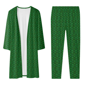 IAtomic Apparels Mean Green Warm Currents Ladies Two Piece