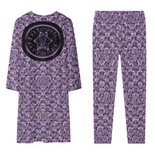 Load image into Gallery viewer, IAtomic Apparels Purp Black Warm Currents Ladies Two Piece