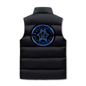 IAtomic Apparels Black Infamous Blue Warm Currents Bubble Vest